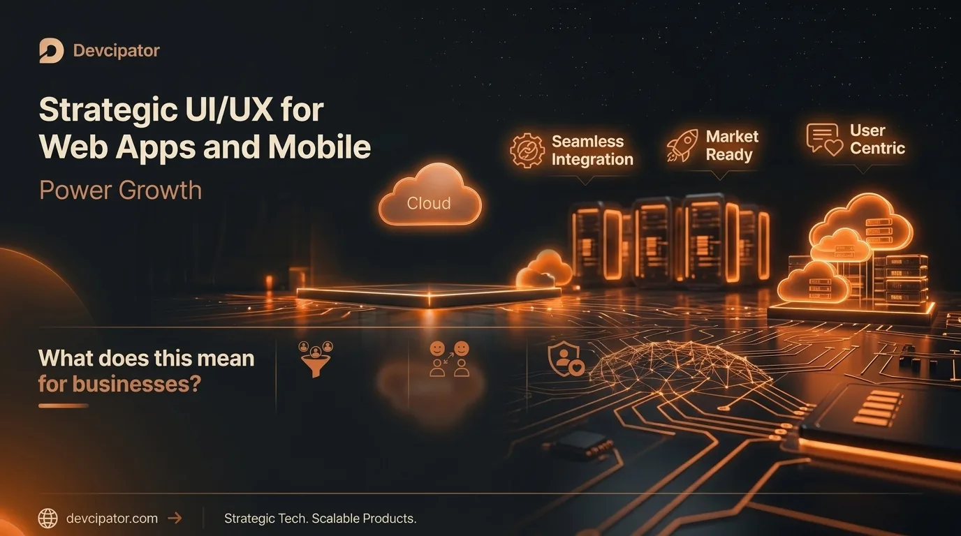 UI/UX Design for Web Apps: How Better User Experiences Drive Business Growth — Devcipator blog
