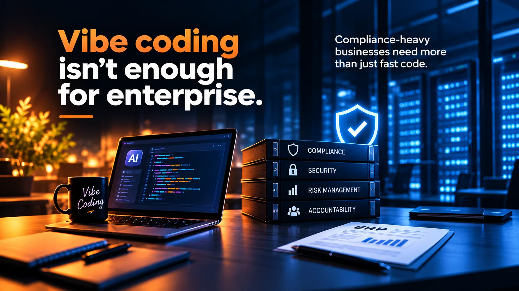 Vibe Coding Is Fast. But Enterprise ERP Needs More Than Speed. — Devcipator blog