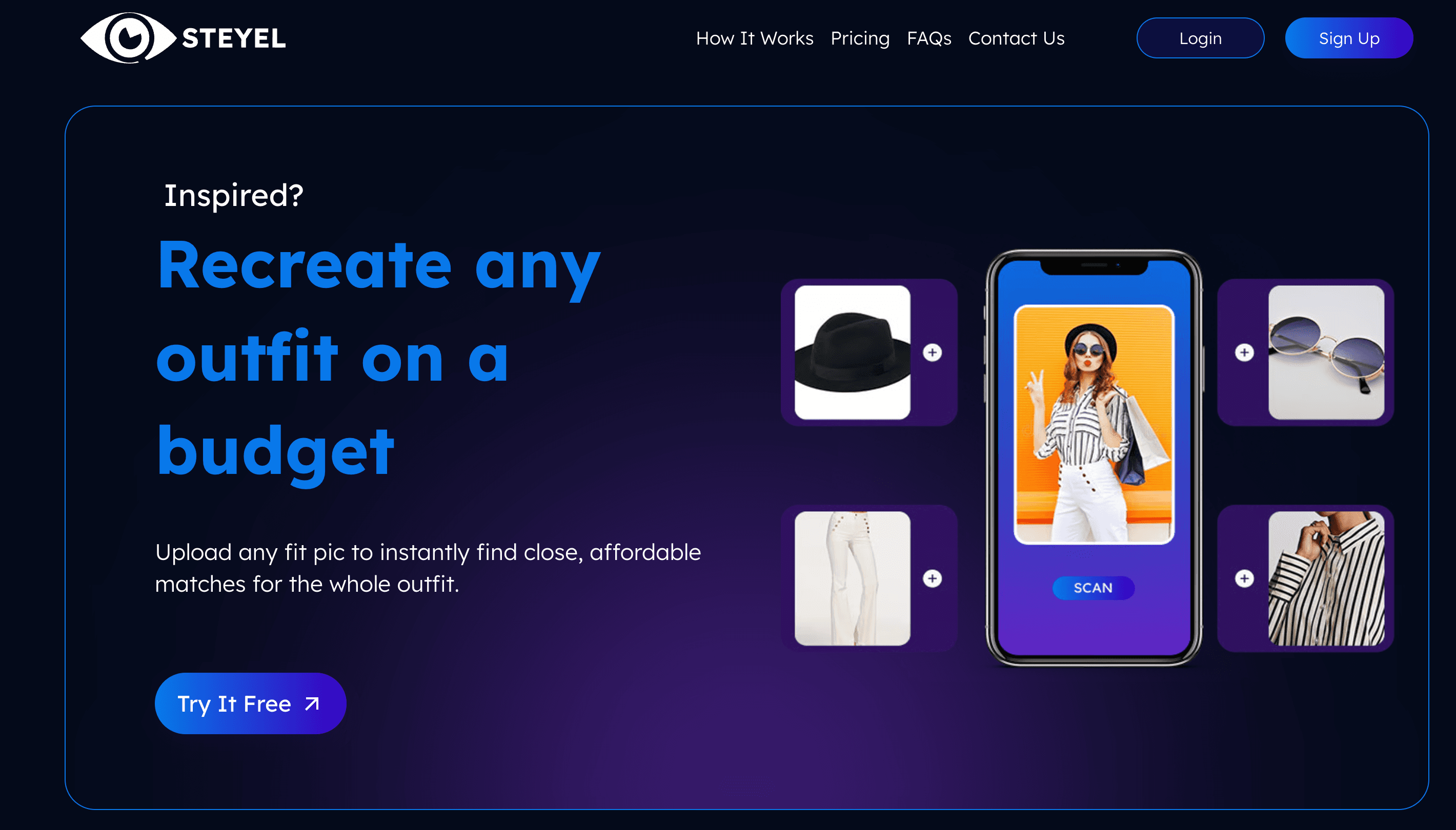 Steyel.com — Fashion Technology / Artificial Intelligence project by Devcipator